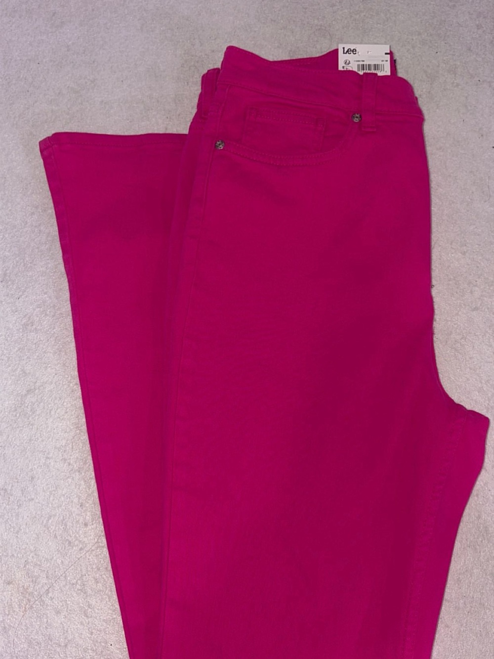 Lee Women's Barbie Pink  Flare Leg Jeans